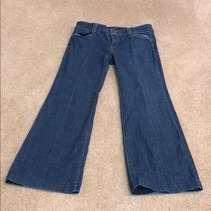 White House Black Market Trouser Leg Jeans